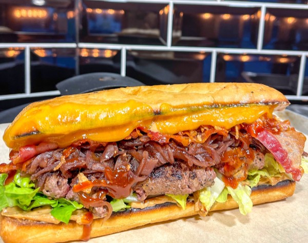 Sandwich bei Raph's BBQ Deli