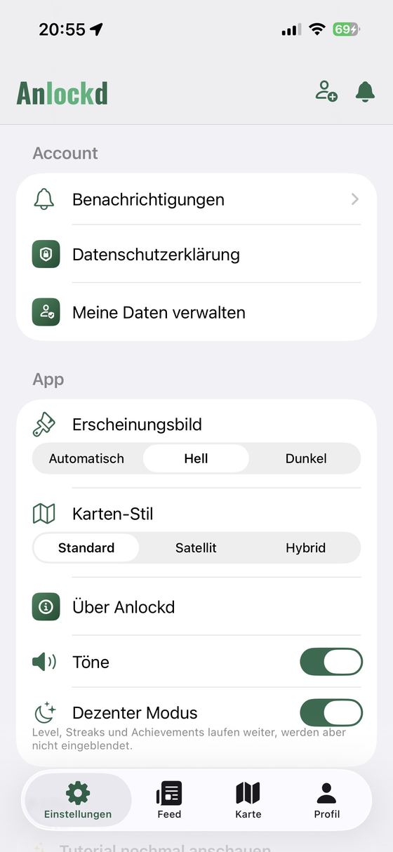 Einstellungen